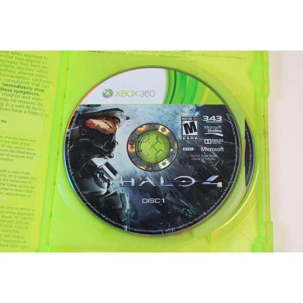 2 game lot/bundle: Halo 3 + Halo 4 (Microsoft Xbox 360) Authentic, tested/works